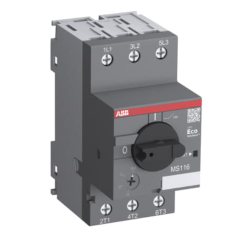 Автоматичний вимикач захисту двигуна ABB MS116 0,16А - 0,25А (1SAM250000R1002)