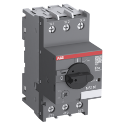 Автоматичний вимикач захисту двигуна ABB MS116 16А - 20А (1SAM250000R1013)