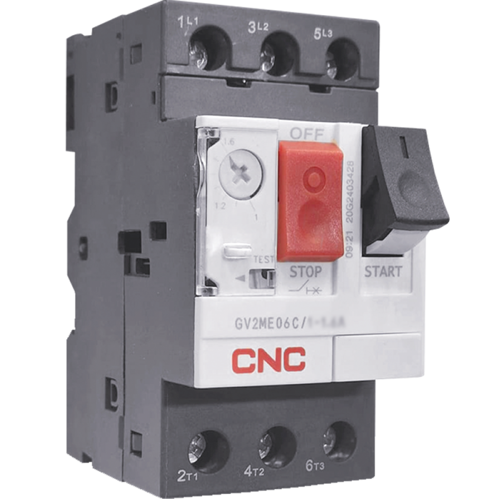 Автоматичний вимикач захисту двигуна CNC GV2-ME04 0,4А-0,63А (Б00038534)