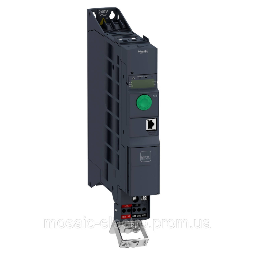 Перетворювач частоти 0,37 кВт 380В 3Ф ATV320U04N4B
