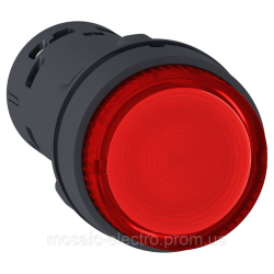 Кнопка красная с подсветкой LED 220В 1НЗ XB7NW34M2
