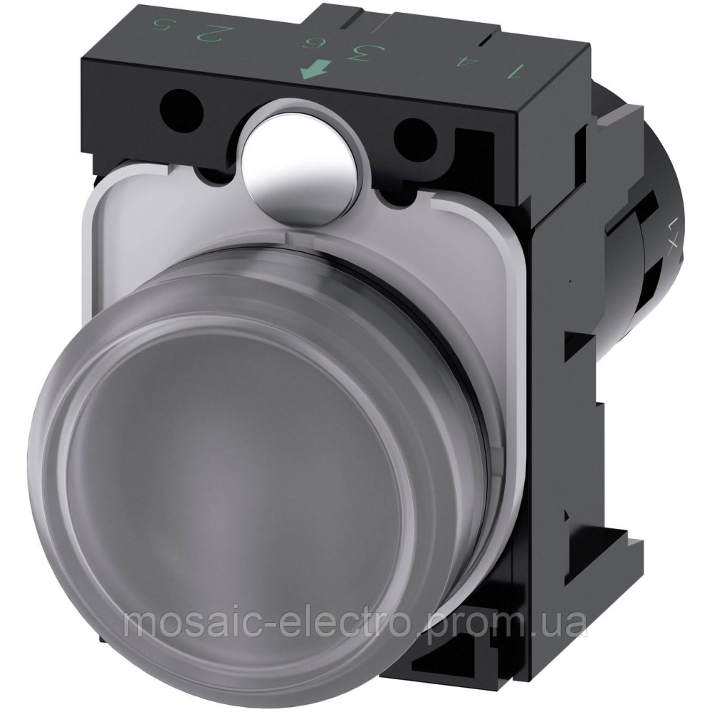 Индикатор прозрачный 230В АС 22MM 3SU1201-6AF70-1AA0