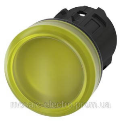 Индикатор желтый без лампы 22MM 3SU1001-6AA30-0AA0