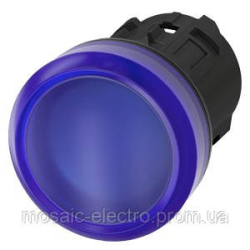 Индикатор синий без лампы 22MM 3SU1001-6AA50-0AA0