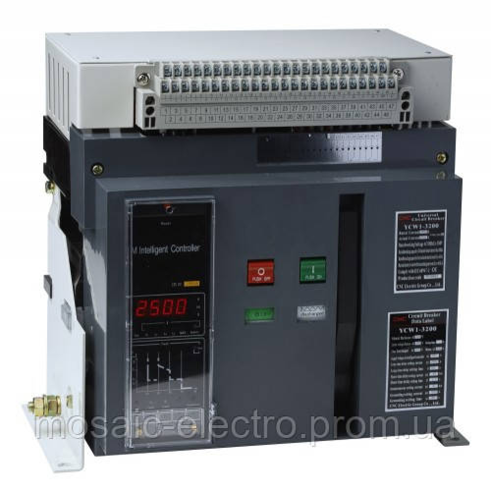 Автоматичний вимикач стаціонарний BA79E-4000, 4000А, 3P, 415V (100kA)