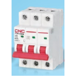 Модульный DC автоматический выключатель YCB9-80DM, 3Р, 6А, 6kA, тип B