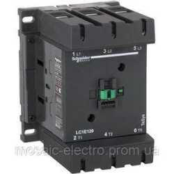 Контактор (пускач) Schneider Electric LC1E120M5 3Р Е 120А АС3 ~220V 50 ГЦ